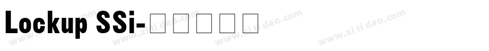 Lockup SSi字体转换